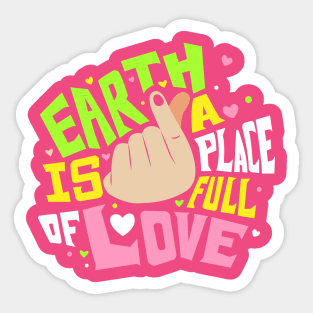 Loving Earth Sticker